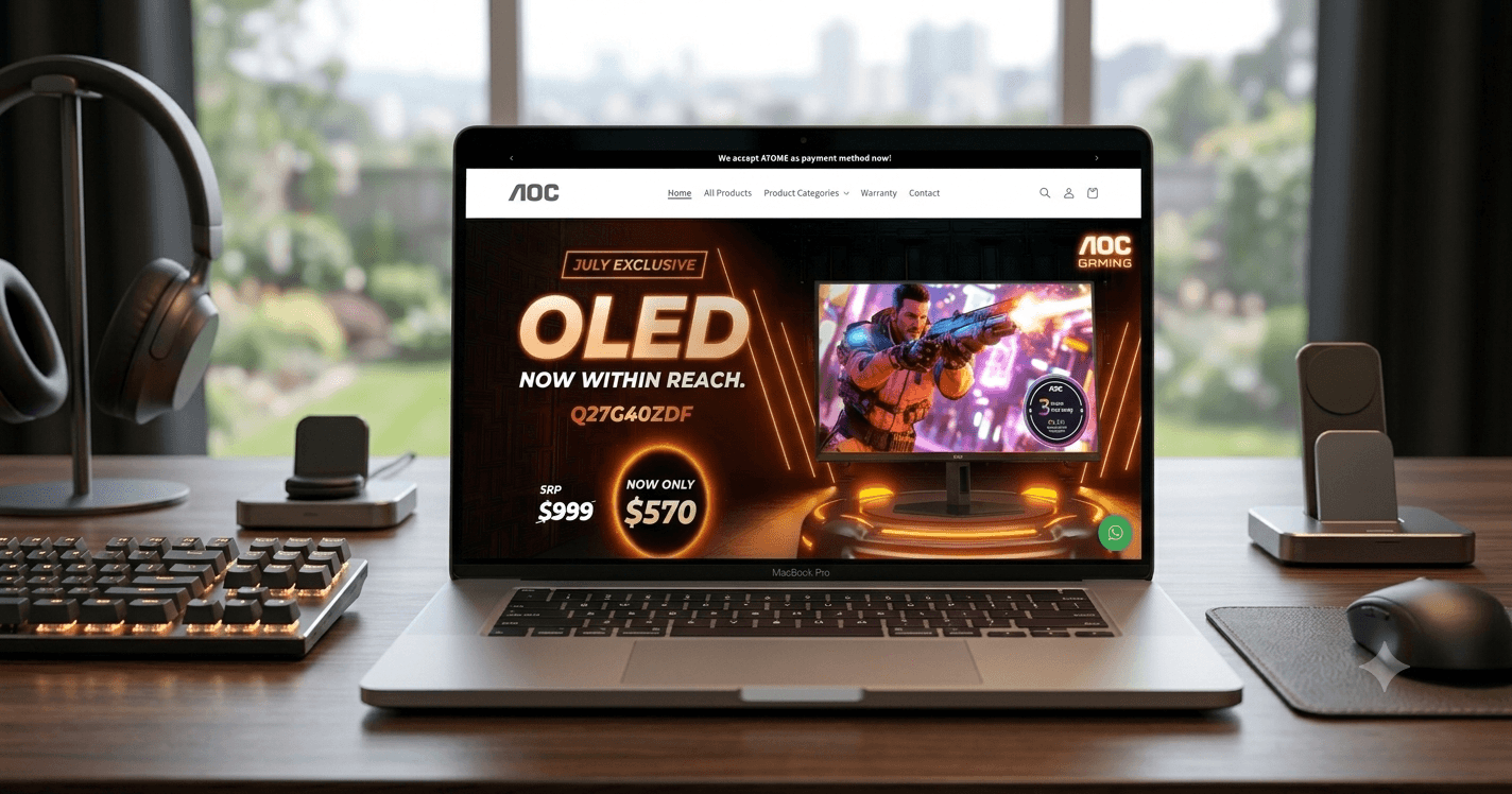 Aoc Singapore - Online retail website