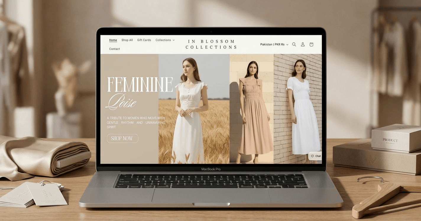 In Blossom Collections - Fashion e-commerce website